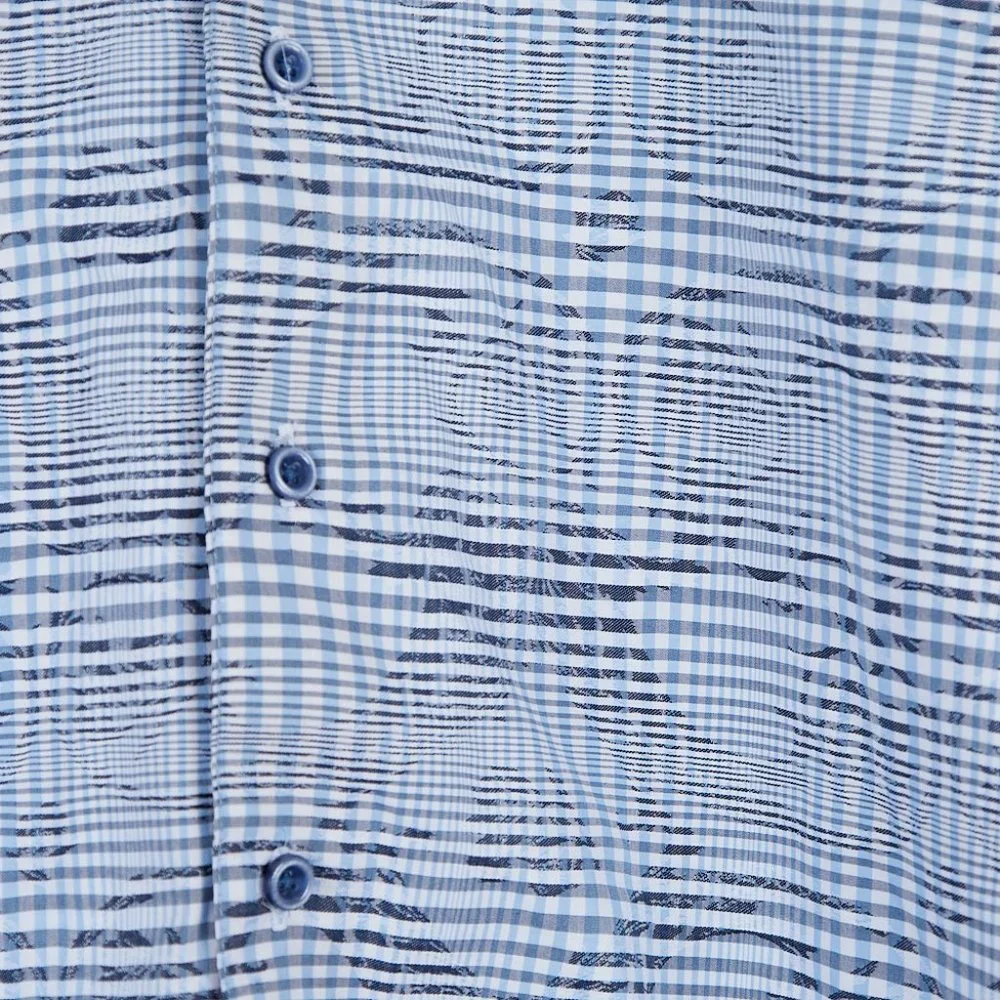 Robert Graham Blue Button Up Shirt Medium Classic Fit - Picture 3 of 10